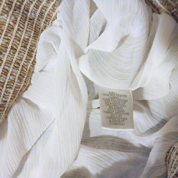 Christopher & Banks Floral Lined Top XL Cottagecore Coastal Grandma Cottagecore - Picture 8 of 10